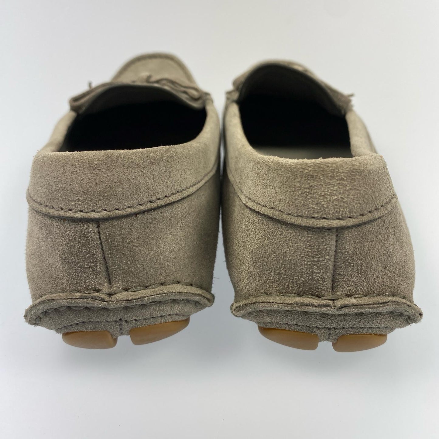 【中古】PRADA | プラダ リボン付スエードドライビングローファー ローファー 1D530B サイズ:36 グレー