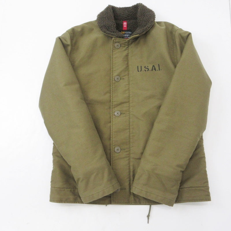 【中古】ALPHA | アルファ N-1 その他アウター TA1336-016 カーキ サイズ:L