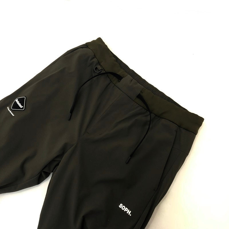 【中古】FCRB | エフシーアールビー LYCRA TRACK RIBBED PANTS パンツ FCRB-242056 2024A/W カーキ サイズ:XL