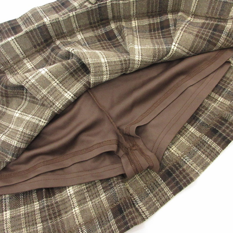 【中古】Darich | ダーリッチ ダブルベルトチェックミニスカート スカート 112332002 サイズ:S