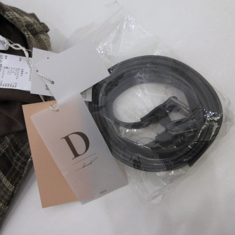 【中古】Darich | ダーリッチ ダブルベルトチェックミニスカート スカート 112332002 サイズ:S