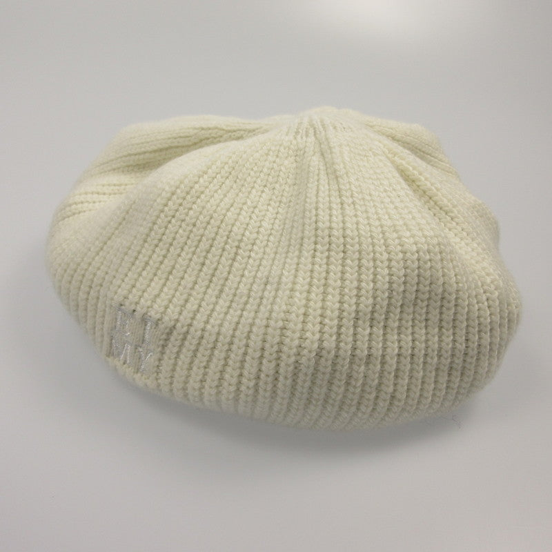 【中古】eimy istoire | エイミーイストワール ロゴニットベレー ベレー帽 1124572220 2024A/W ホワイト