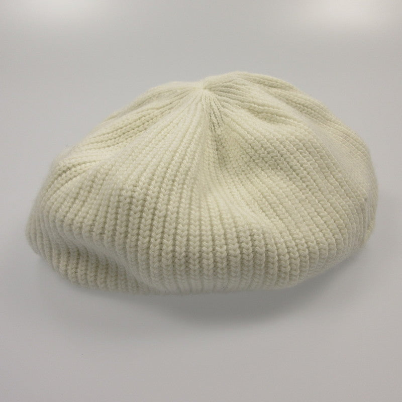 【中古】eimy istoire | エイミーイストワール ロゴニットベレー ベレー帽 1124572220 2024A/W ホワイト