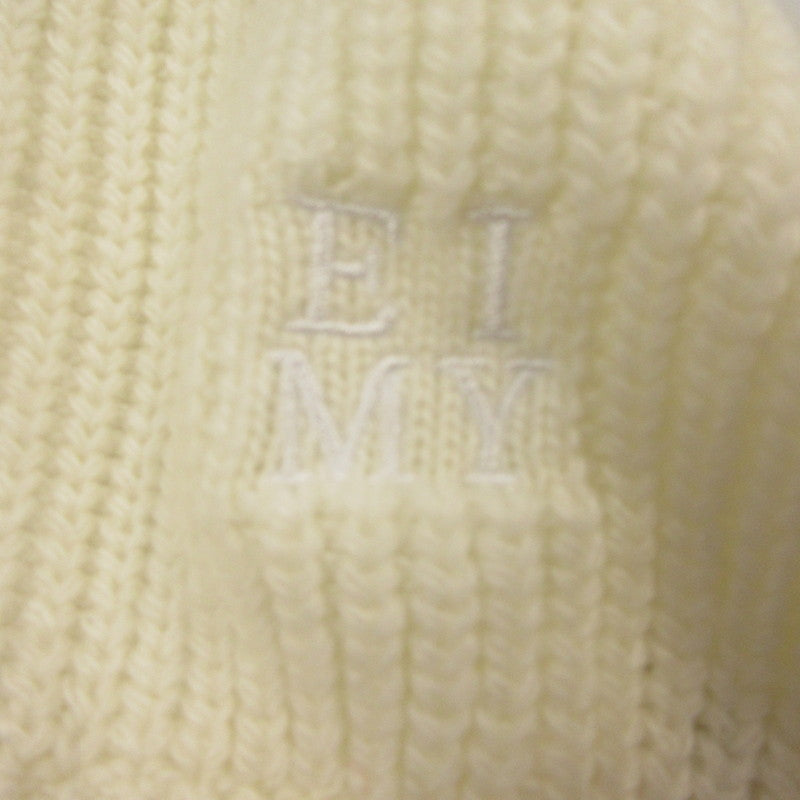 【中古】eimy istoire | エイミーイストワール ロゴニットベレー ベレー帽 1124572220 2024A/W ホワイト