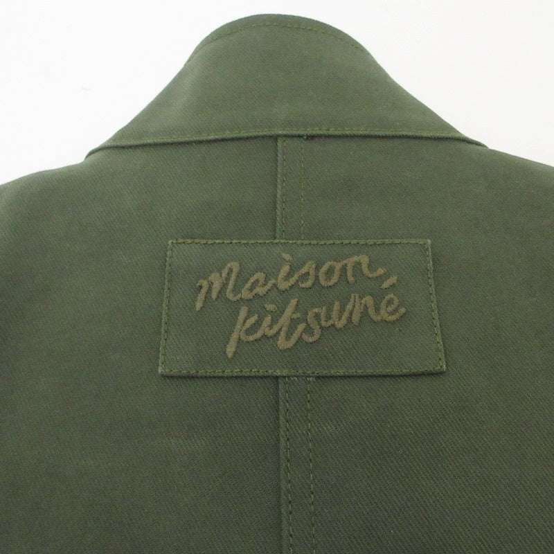 【中古】MAISON KITSUNE | メゾンキツネ その他アウター LM02210WW0089 グリーン サイズ:M