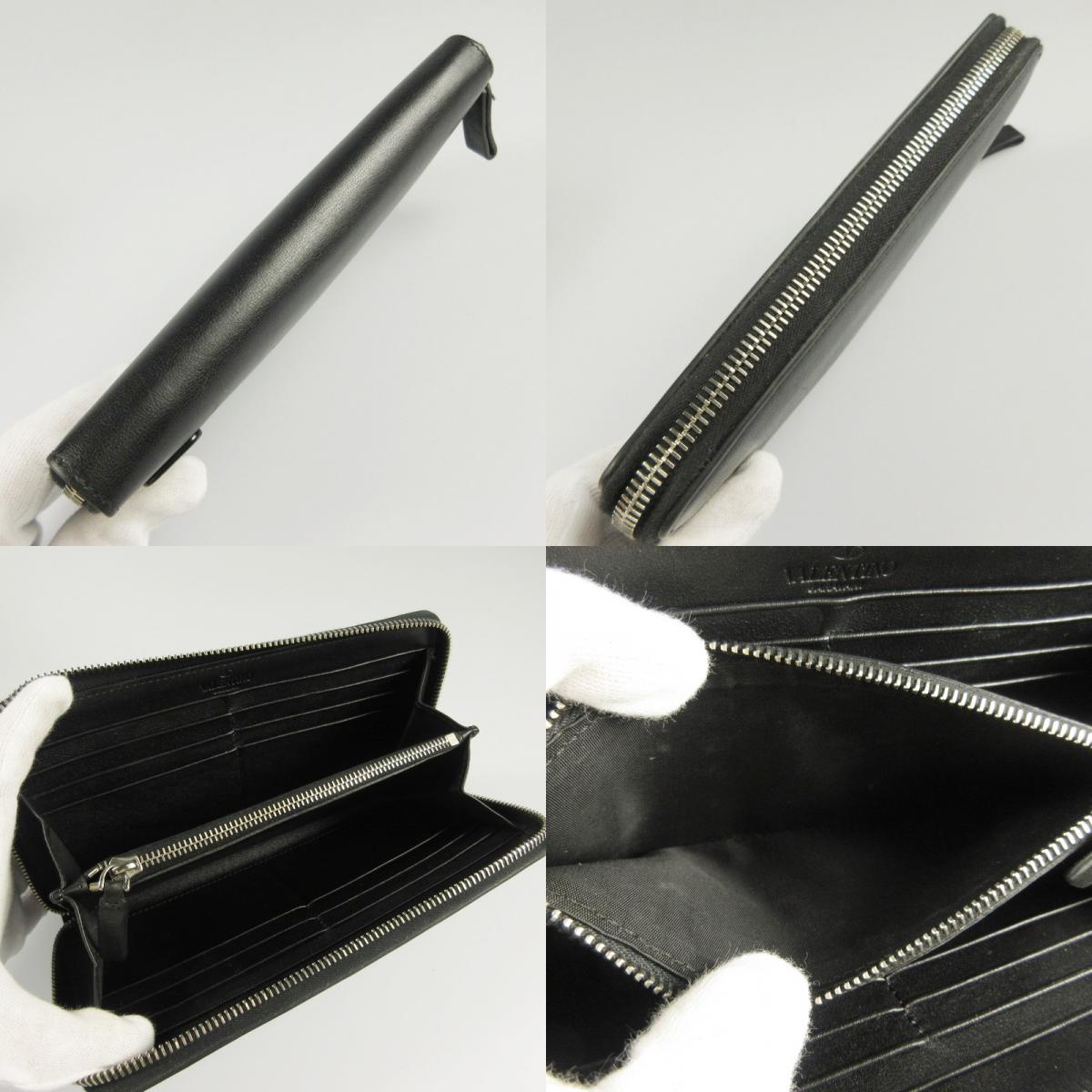 【中古】Valentino | ヴァレンチノ Vロゴシグネチャーウォレット 長財布 2Y2P0570ZQU