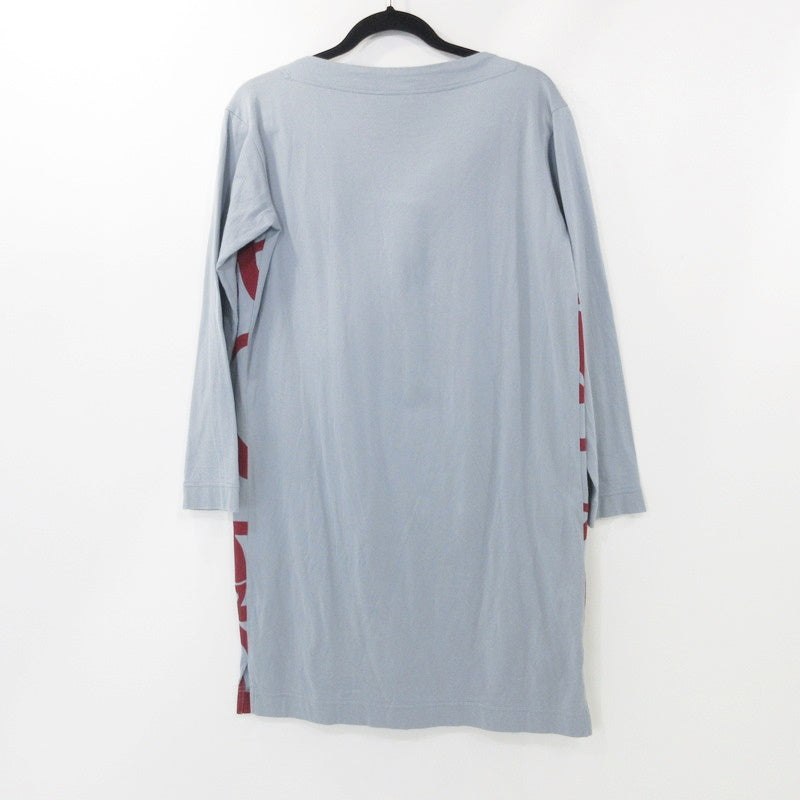 【中古】Vivienne Westwood Red Label | ヴィヴィアンウエストウッド レッドレーベル アートデザイン ワンピース 16-01-562009 ライトブルー サイズ:2