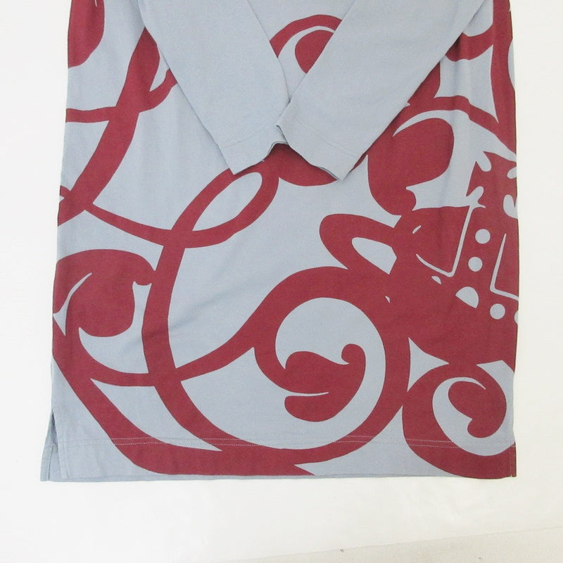 【中古】Vivienne Westwood Red Label | ヴィヴィアンウエストウッド レッドレーベル アートデザイン ワンピース 16-01-562009 ライトブルー サイズ:2