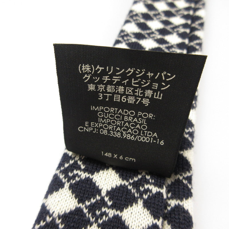 【中古】GUCCI | グッチ GG柄ニットタイ ネクタイ 522031 国内正規品