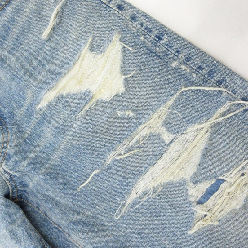 【中古】MINEDENIM | マインデニム L.Straight 5pocket USS デニムパンツ 2403-1001-86-302 ライトブルー