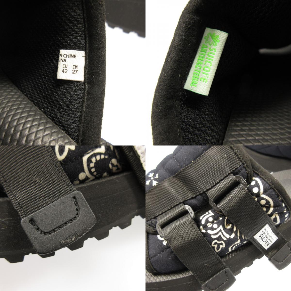 【中古】MIYAGIHIDETAKA | ミヤギヒデタカ サンダル 785-3993205 US9(27.0cm程度) ブラック