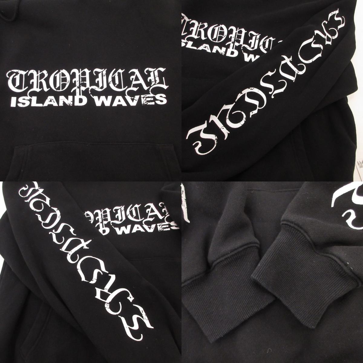 【中古】STAMPD | スタンプドゥ ISLAND WAVES パーカー SDM2854HD 2021S/S ブラック