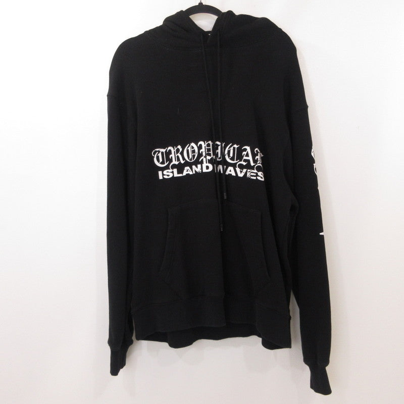 【中古】STAMPD | スタンプドゥ ISLAND WAVES パーカー SDM2854HD 2021S/S ブラック