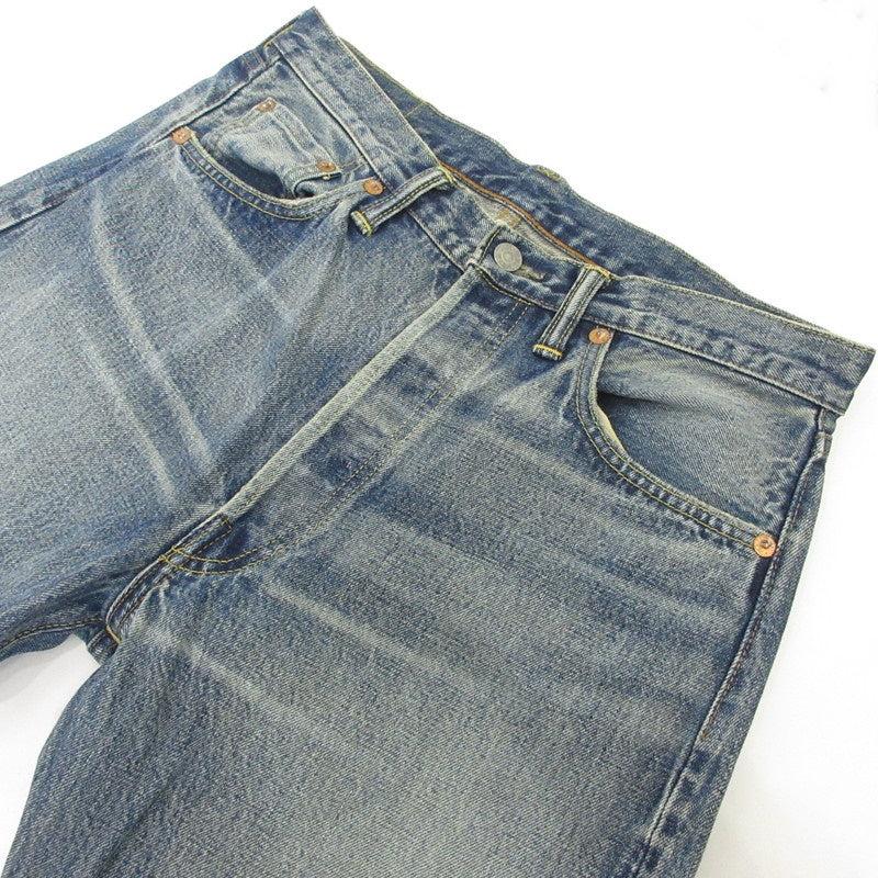 【中古】The REAL McCOY'S | ザリアルマッコイズ WASHED デニムパンツ 001XX ブルー