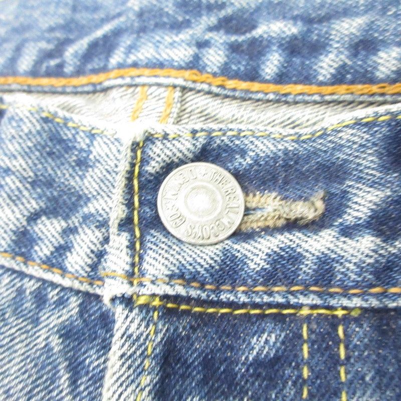 【中古】The REAL McCOY'S | ザリアルマッコイズ WASHED デニムパンツ 001XX ブルー