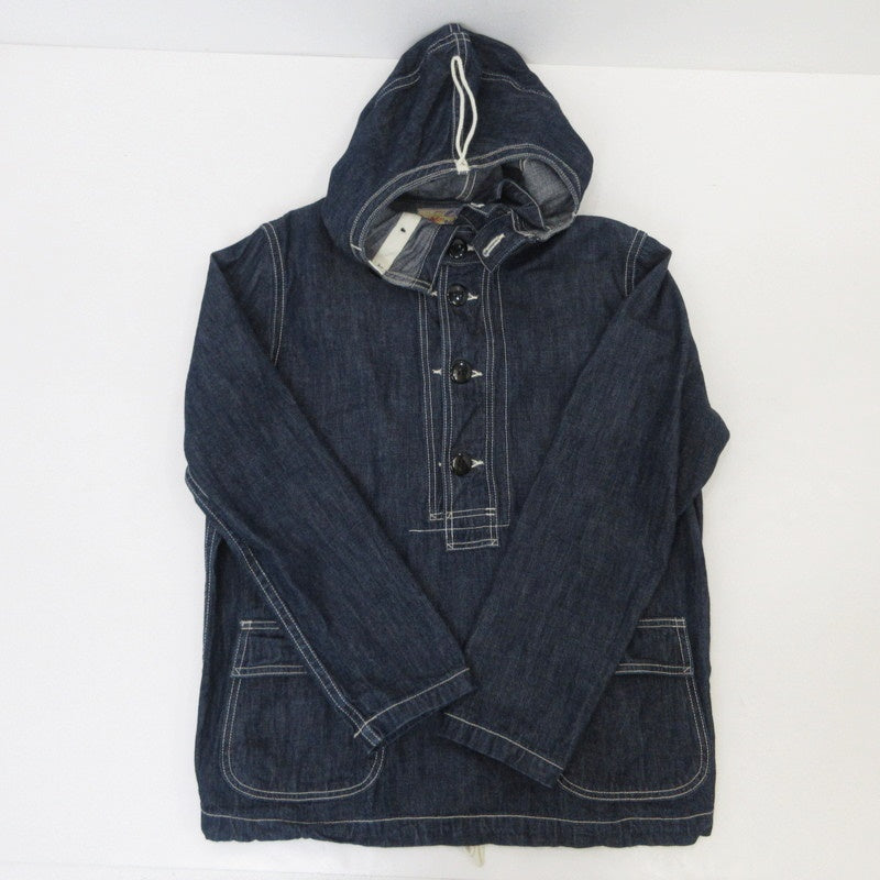 【中古】The REAL McCOY'S | ザリアルマッコイズ U.S. NAVY DENIM PARKA パーカー ブルー サイズ:M