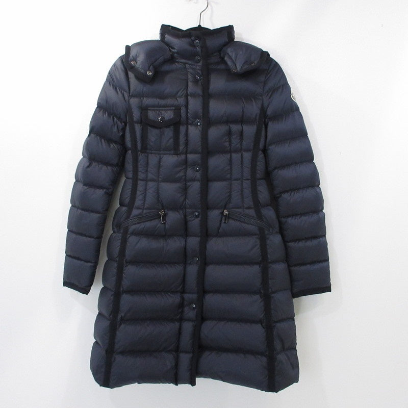 【中古】MONCLER | モンクレール HERMINE ダウンジャケット D20934930005 53048 ネイビー