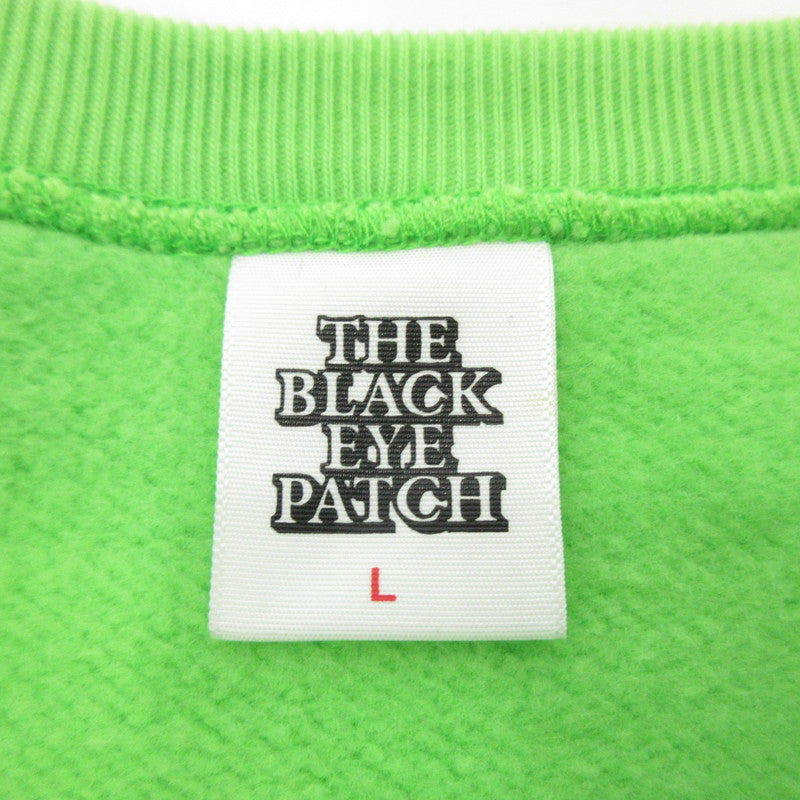 【中古】BlackEyePatch | ブラックアイパッチ BIG BUSINESS OG LABEL CREW SWEAT スウェット グリーン サイズ:L