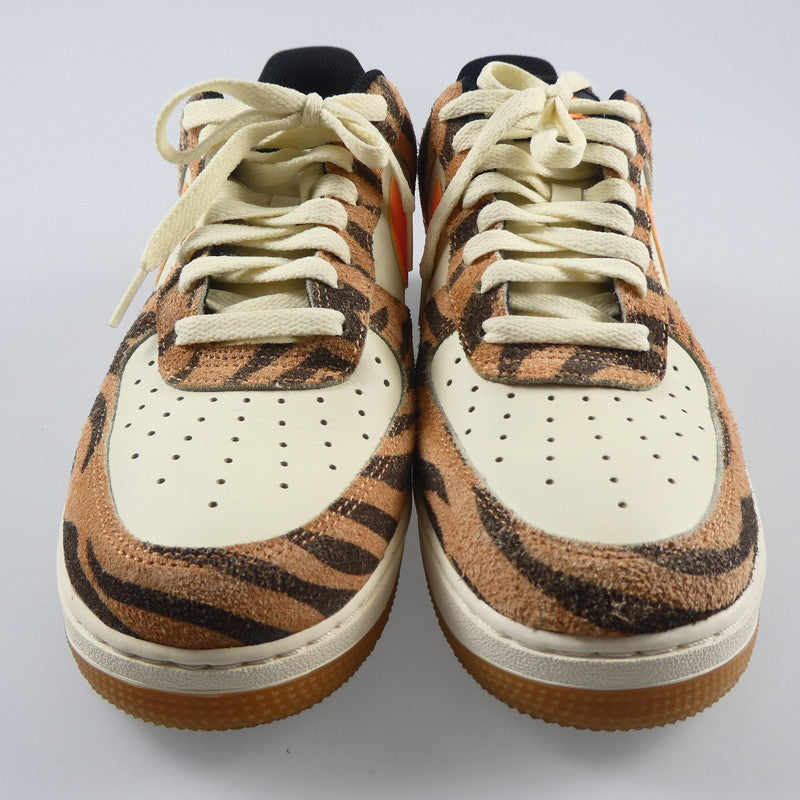 【中古】NIKE | ナイキ AIR FORCE 1 07 PREMIUM 'Orange Zebra' スニーカー DJ6192-100 オレンジ 27.5cm