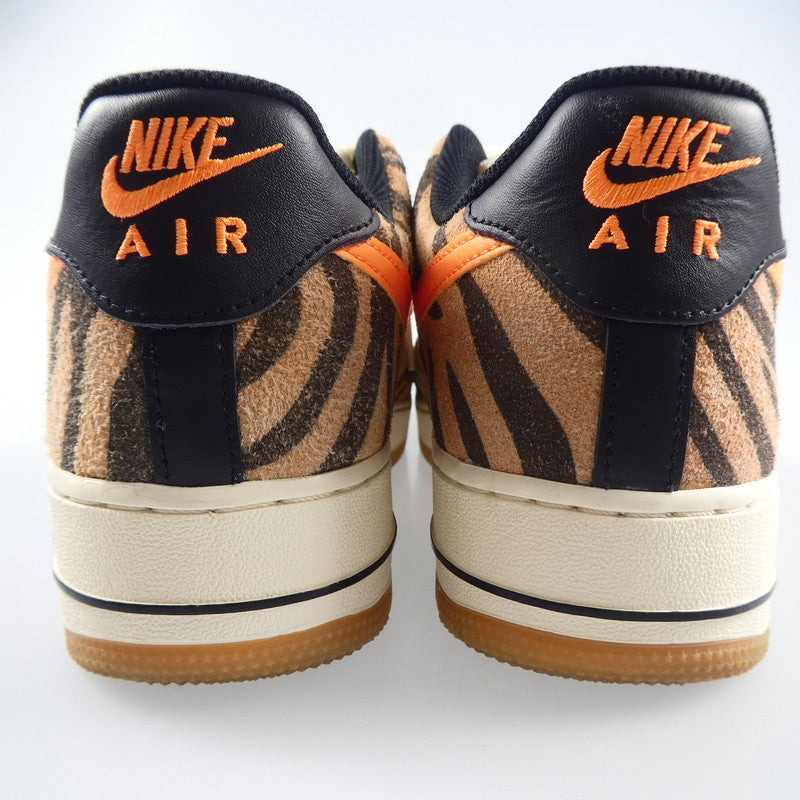 【中古】NIKE | ナイキ AIR FORCE 1 07 PREMIUM 'Orange Zebra' スニーカー DJ6192-100 オレンジ 27.5cm