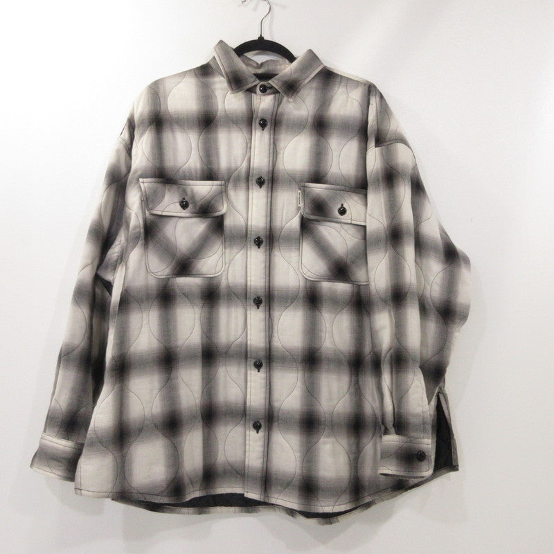 【中古】COOTIE | クーティー Ombre Check Quilting CPO Jacket その他アウター サイズ:M