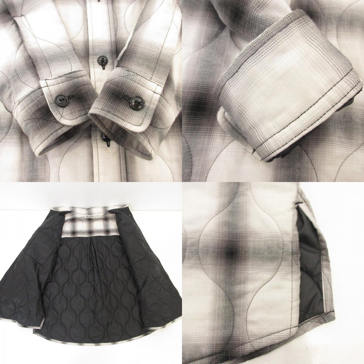 【中古】COOTIE | クーティー Ombre Check Quilting CPO Jacket その他アウター サイズ:M