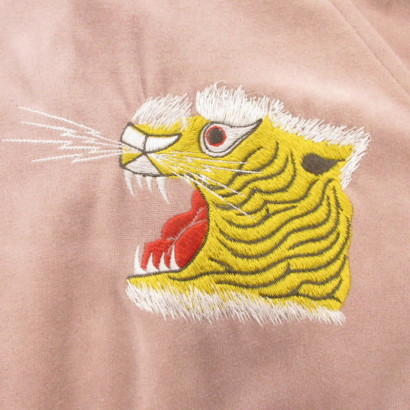 【中古】RADIALL | ラディアル STAND COLLARED SWEATSHIRT L/S ジャージ RAD-22AW-CUT012 ピンク サイズ:L