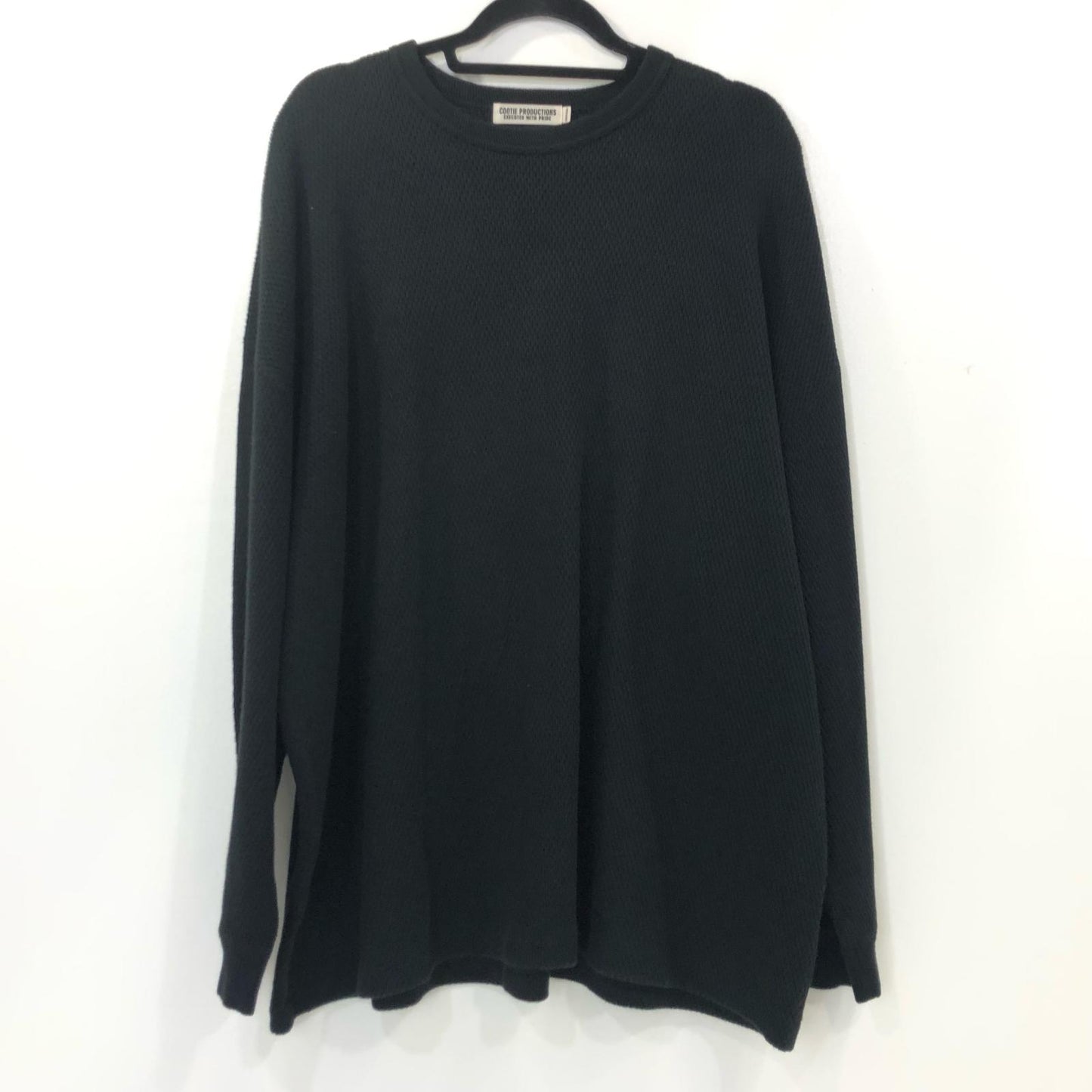 【中古】COOTIE | クーティー Heavy Honeycomb L/S Tee 長袖Tシャツ 2020A/W ブラック サイズ:M