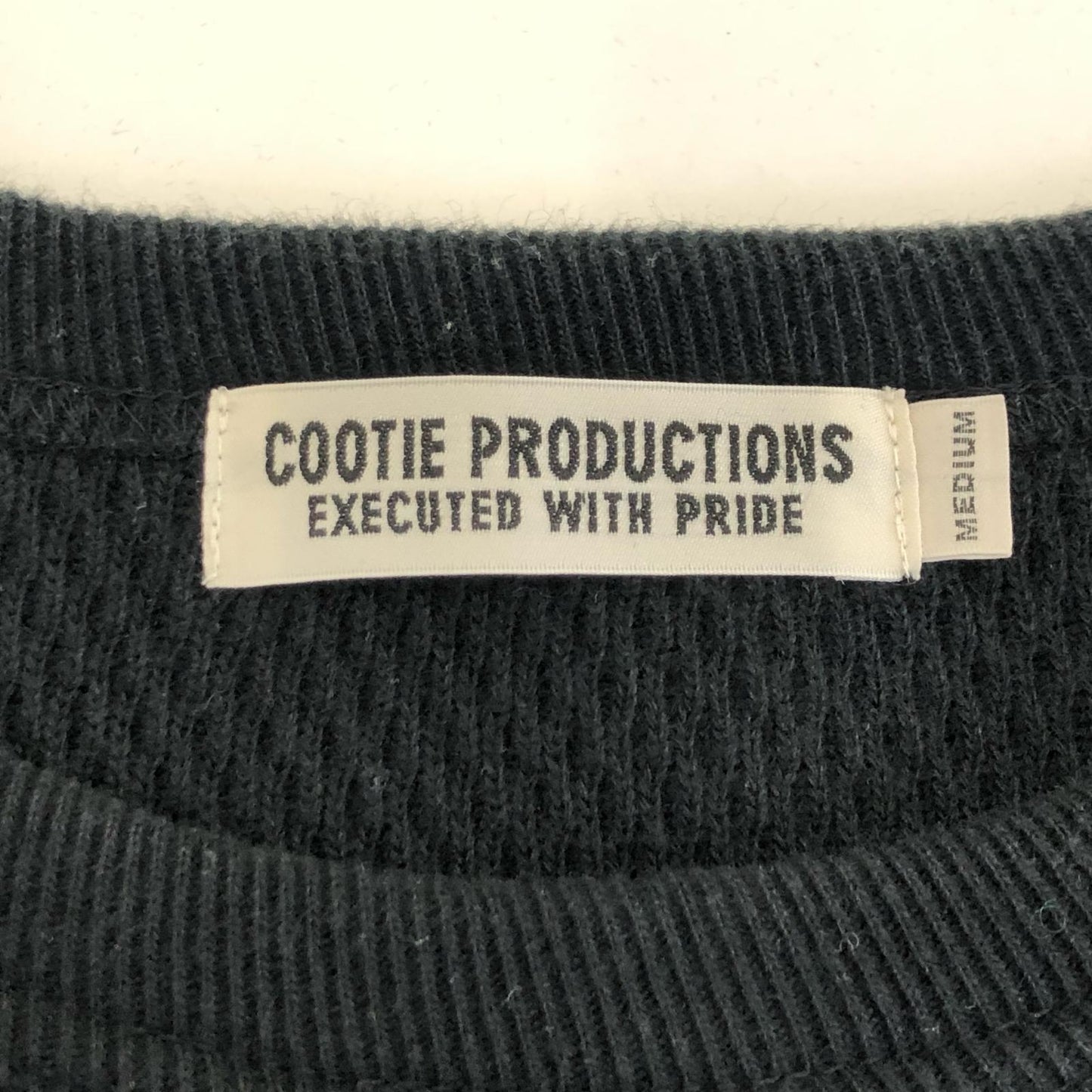 【中古】COOTIE | クーティー Heavy Honeycomb L/S Tee 長袖Tシャツ 2020A/W ブラック サイズ:M