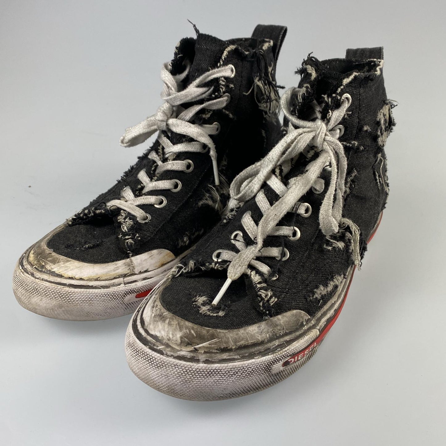 【中古】DIESEL | ディーゼル S-ATHOS MID スニーカー Y02879 ブラック 26.5cm