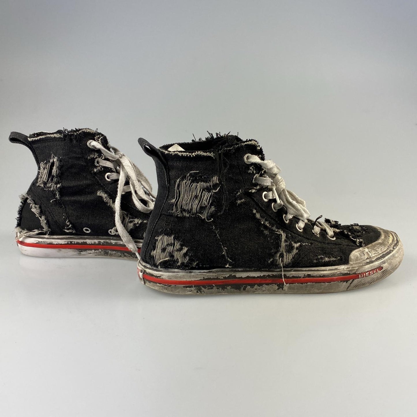 【中古】DIESEL | ディーゼル S-ATHOS MID スニーカー Y02879 ブラック 26.5cm