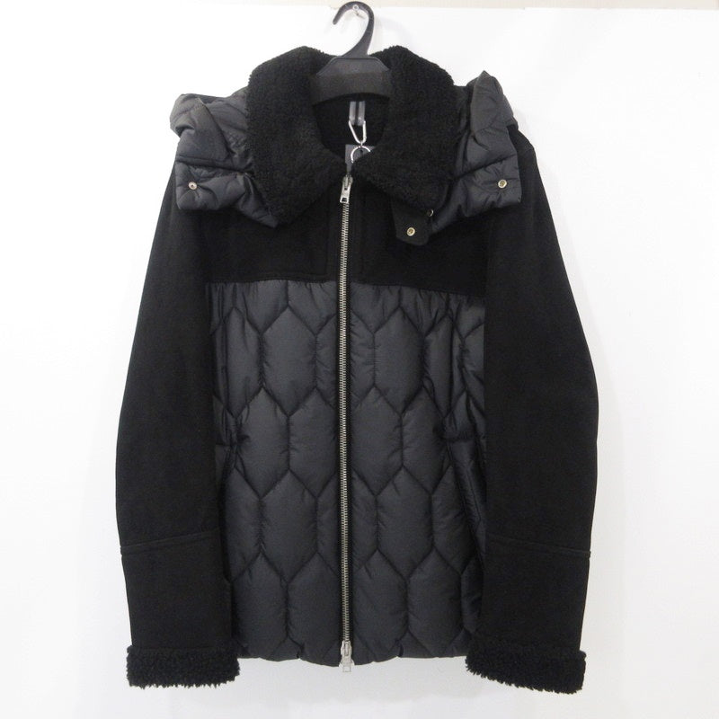 【中古】 GIUBBINO MONTONE UOMO 中綿ジャケット DF861 ブラック サイズ:50