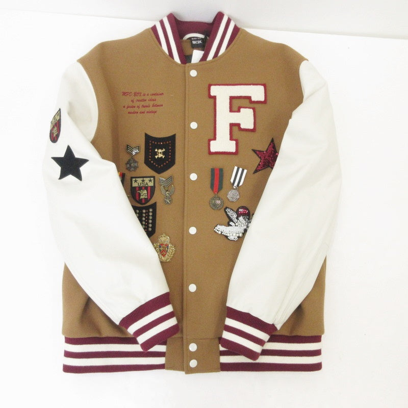 【中古】 VARCITY JACKET スタジャン MPD11W22 キャメル サイズ:XL