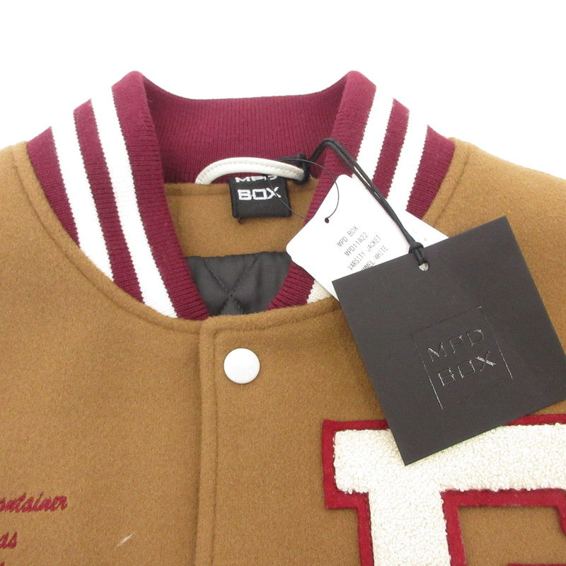 【中古】 VARCITY JACKET スタジャン MPD11W22 キャメル サイズ:XL