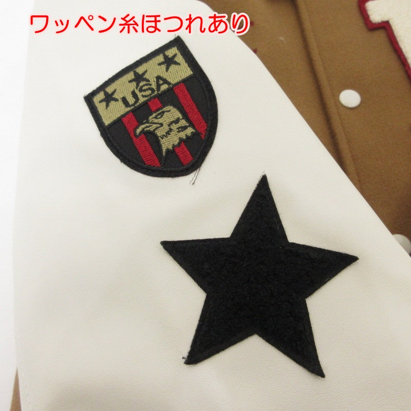 【中古】 VARCITY JACKET スタジャン MPD11W22 キャメル サイズ:XL