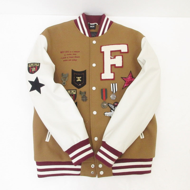 【中古】 VARCITY JACKET スタジャン MPD11W22 キャメル サイズ:M