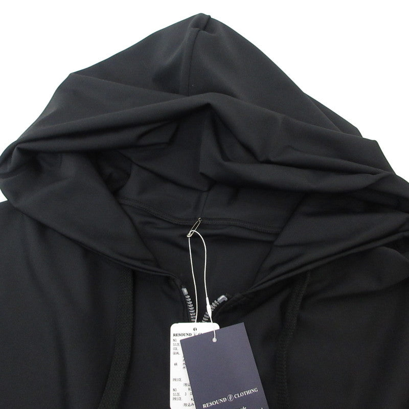 【中古】RESOUND CLOTHING | リサウンドクロージング PAISLEY RUSH OVER ZIPUP HOODIE パーカー RC32-C-001 ブラック サイズ:3