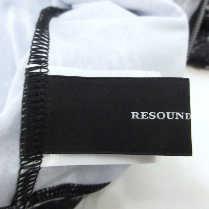 【中古】RESOUND CLOTHING | リサウンドクロージング PAISLEY RUSH OVER ZIPUP HOODIE パーカー RC32-C-001 ブラック サイズ:3