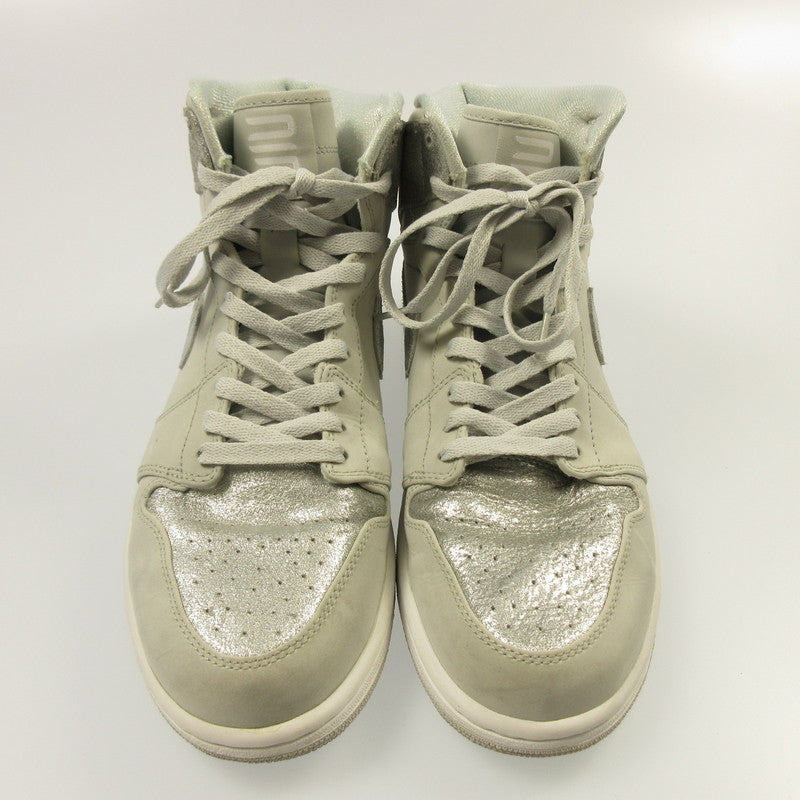 【中古】NIKE | ナイキ AIR JORDAN 1 RETRO HIGH SILVER ANNIVERSARY スニーカー 396009-001 グレー 29cm