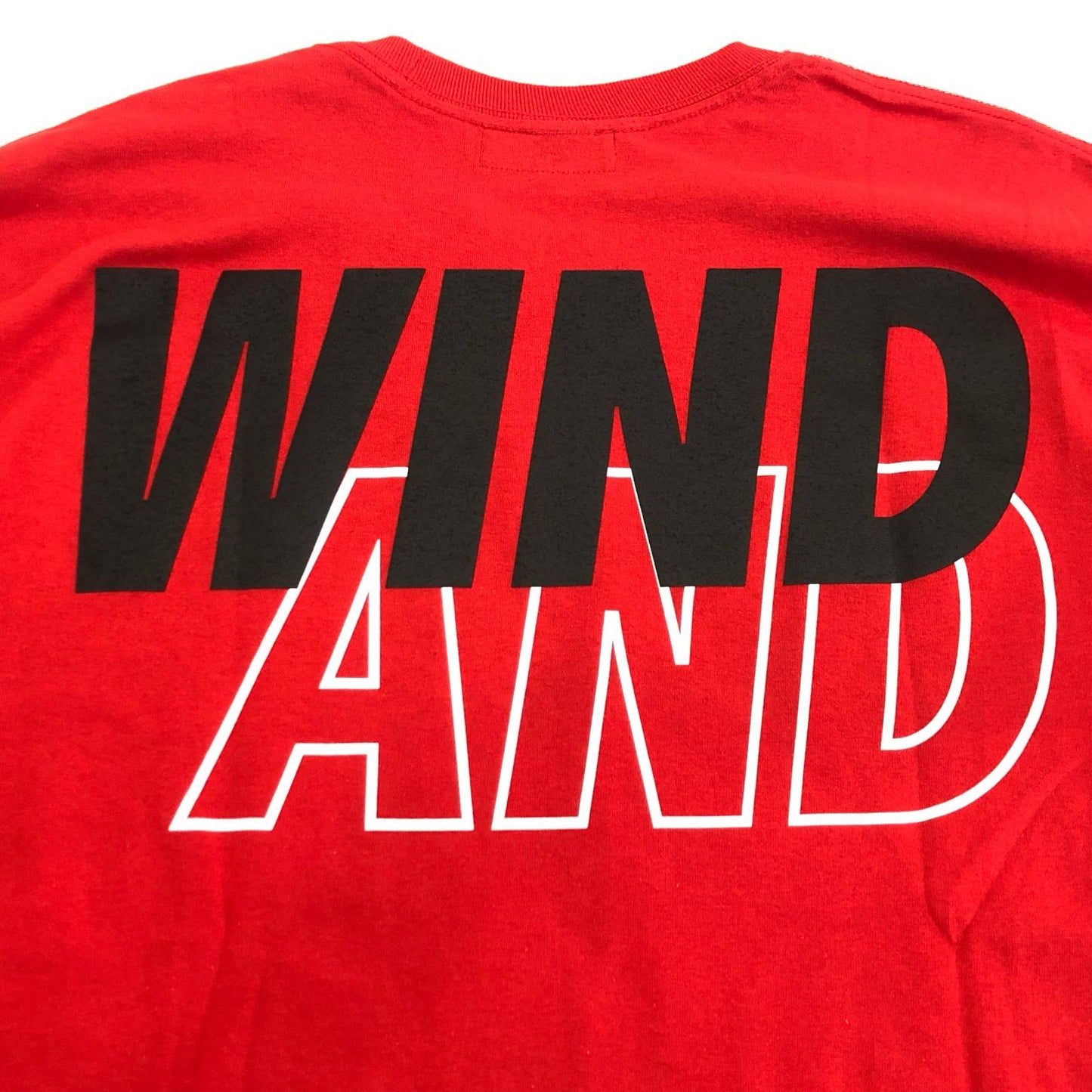 【中古】WIND AND SEA | ウィンダンシーウインダンシー SEA L/S T-SHIRT 長袖Tシャツ WDS-SEA-04 レッド サイズ:L