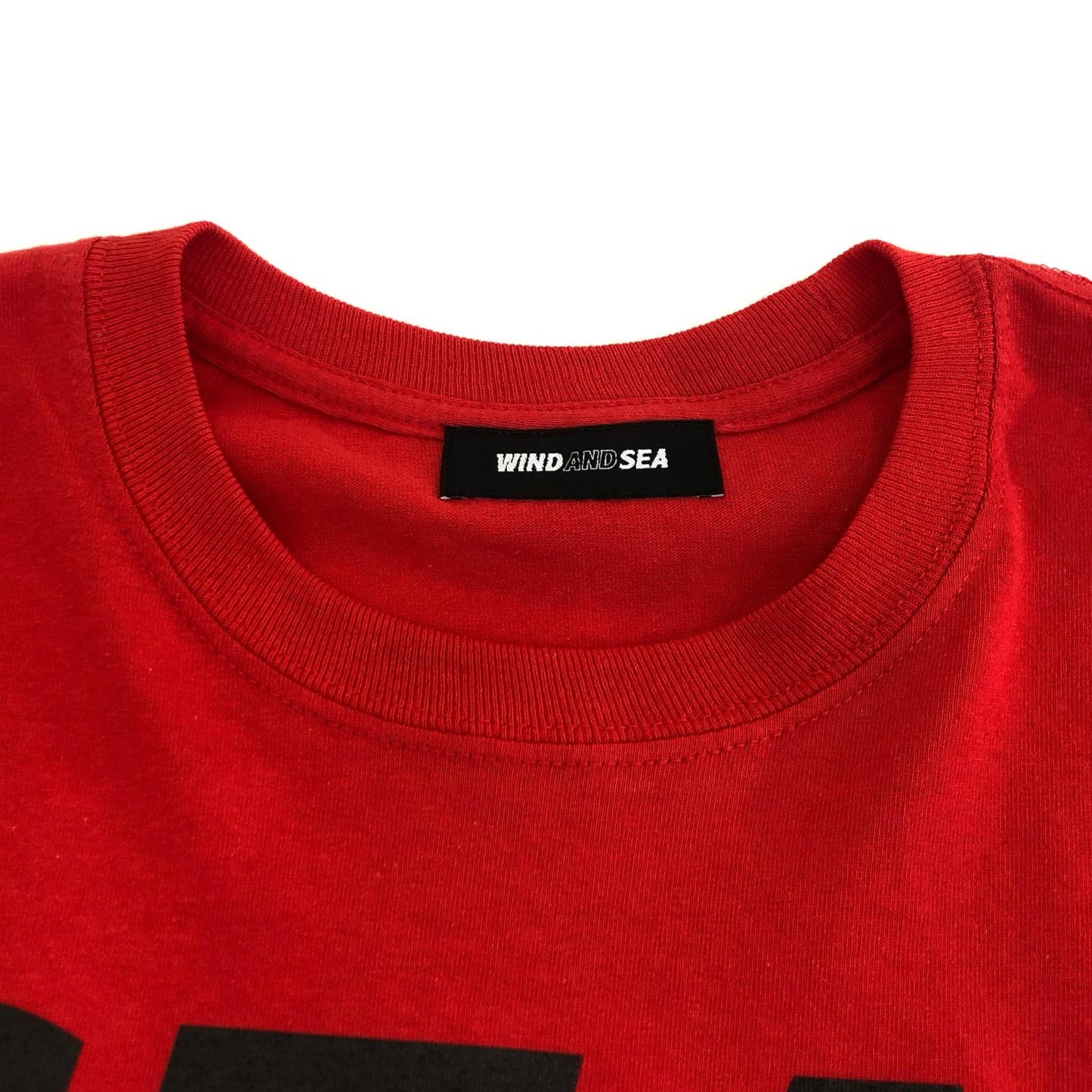 【中古】WIND AND SEA | ウィンダンシーウインダンシー SEA L/S T-SHIRT 長袖Tシャツ WDS-SEA-04 レッド サイズ:L