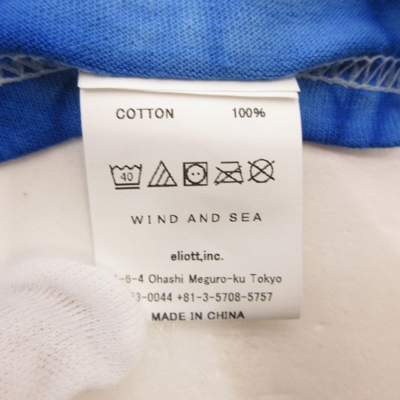 【中古】WIND AND SEA | ウィンダンシーウインダンシー LONG SLEEVE CUT-SEWN TIE-DYE 長袖Tシャツ WDS-CS-121 タイダイ サイズ:L