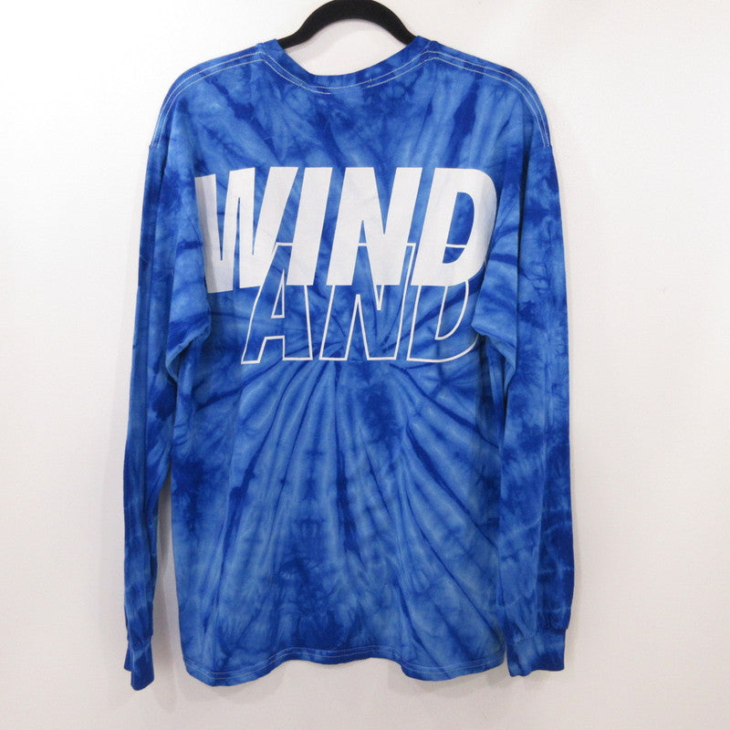 【中古】WIND AND SEA | ウィンダンシーウインダンシー LONG SLEEVE CUT-SEWN TIE-DYE 長袖Tシャツ WDS-CS-121 タイダイ サイズ:L