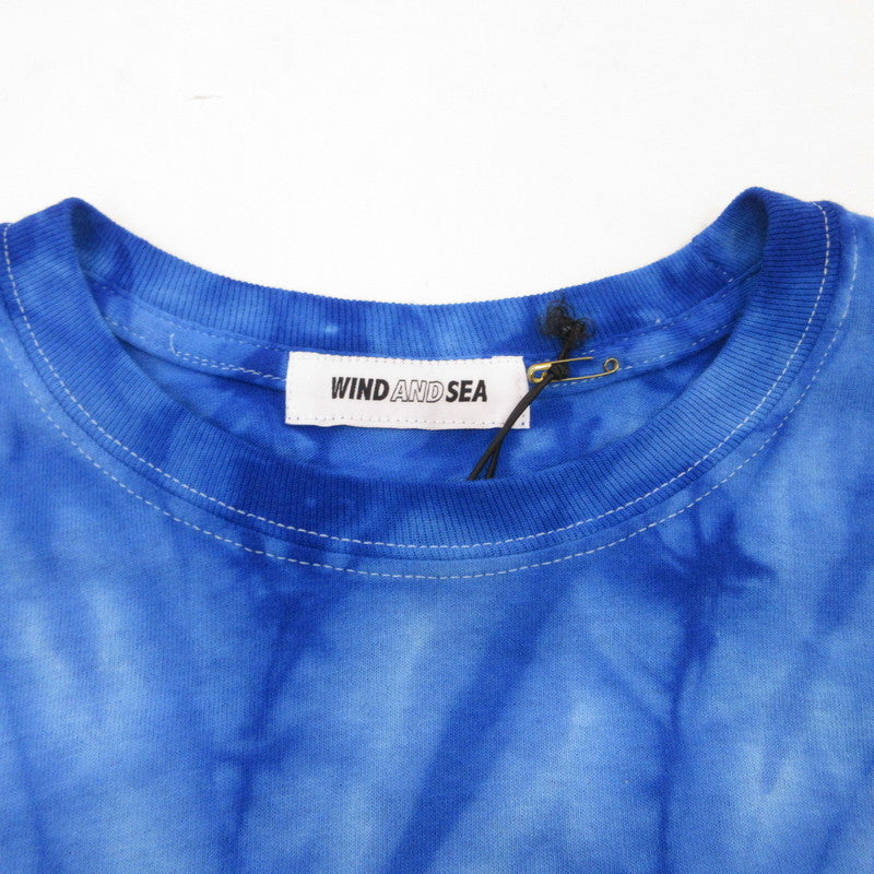 【中古】WIND AND SEA | ウィンダンシーウインダンシー LONG SLEEVE CUT-SEWN TIE-DYE 長袖Tシャツ WDS-CS-121 タイダイ サイズ:L
