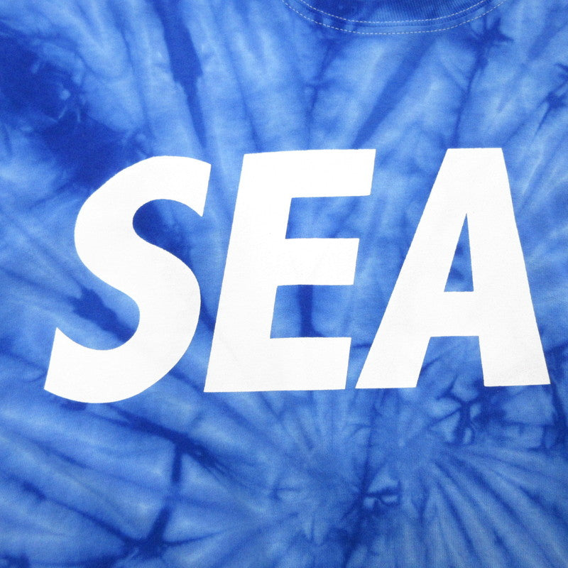 【中古】WIND AND SEA | ウィンダンシーウインダンシー LONG SLEEVE CUT-SEWN TIE-DYE 長袖Tシャツ WDS-CS-121 タイダイ サイズ:L