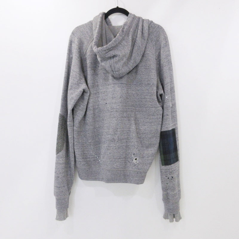 【中古】DSQUARED2 | ディースクエアード Classic Raglan Fit パーカー S74HG0117 グレー サイズ:XL