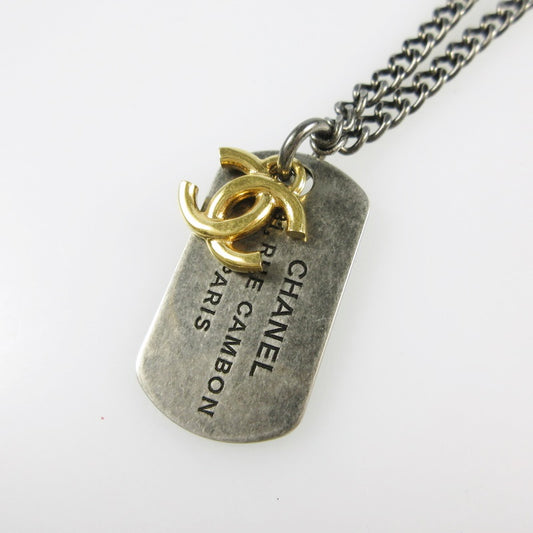 【中古】CHANEL | シャネル 31 Rue Cambon Paris CC DOGTAG ネックレス