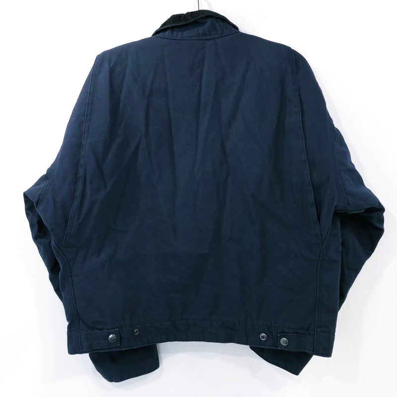 【中古】Cornerstone | コーナーストーン Duck Cloth Work Jacket ブルゾン J763 ネイビー サイズ:L