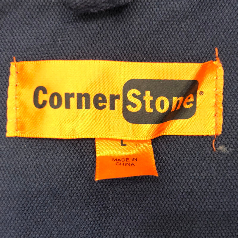 【中古】Cornerstone | コーナーストーン Duck Cloth Work Jacket ブルゾン J763 ネイビー サイズ:L