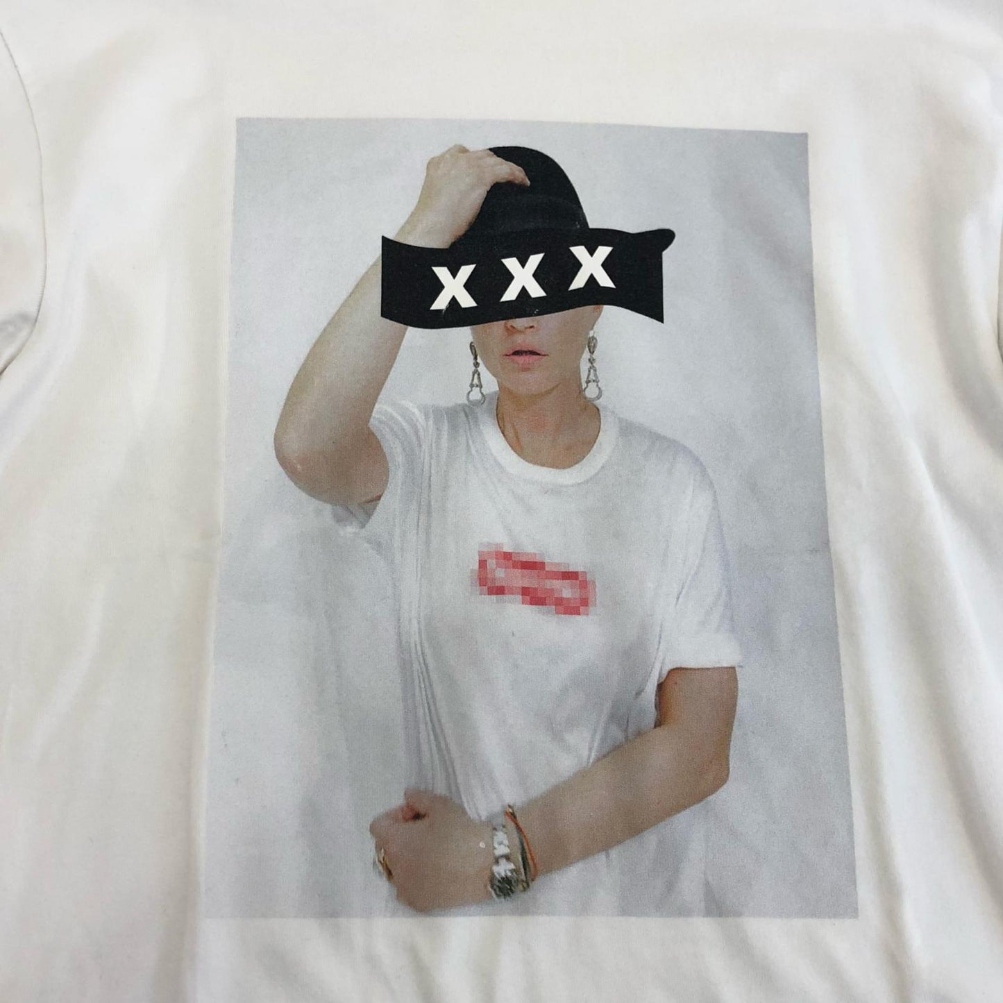 【中古】GOD SELECTION XXX | ゴッドセレクショントリプルエックス ケイトモス 長袖Tシャツ ホワイト サイズ:M